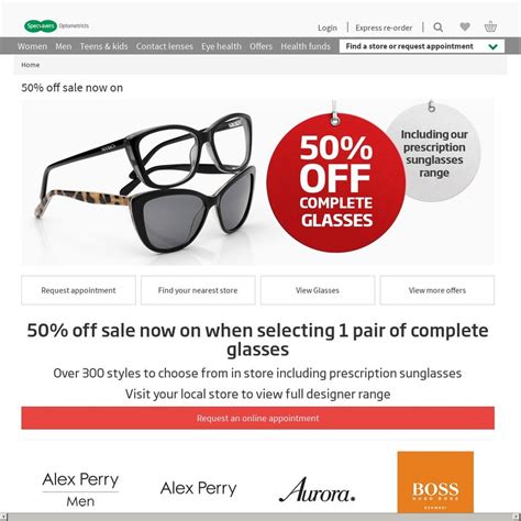 specsavers specials on glasses